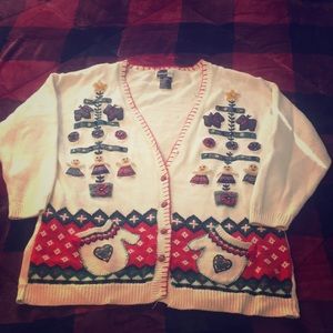 Christmas sweater not so ugly Large holidays